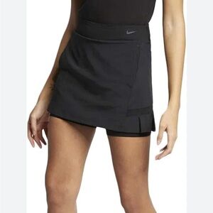 Nike Athletic Ruffle Black Skirt Skort sz M